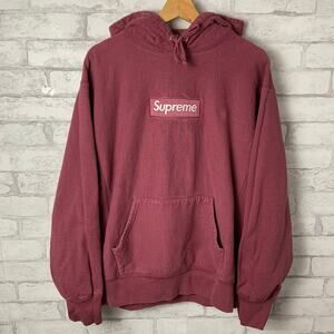 Supreme Box Logo Hoodie FW21 Plum